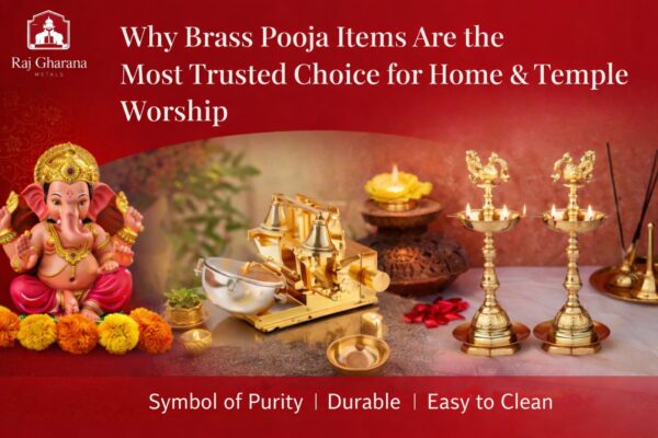 Brass Pooja Aarti Set