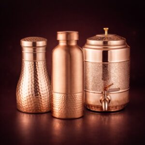 Brass Sauce Pan with Lid (Kalai Lined)